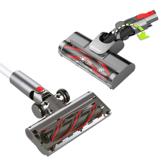 Aspirapolvere ciclonico senza filo con batteria estraibile