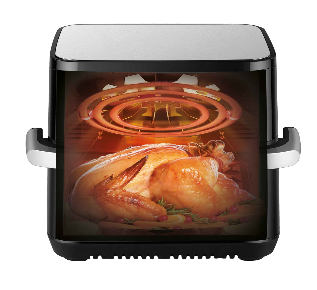 Friggitrice Airfry Digital, Extra Large 10L, Oliera 2in1 in vetro da 470ml Inclusa