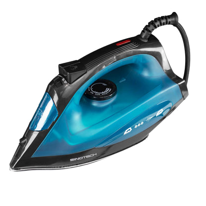 Ferro da stiro con piastra in acciaio