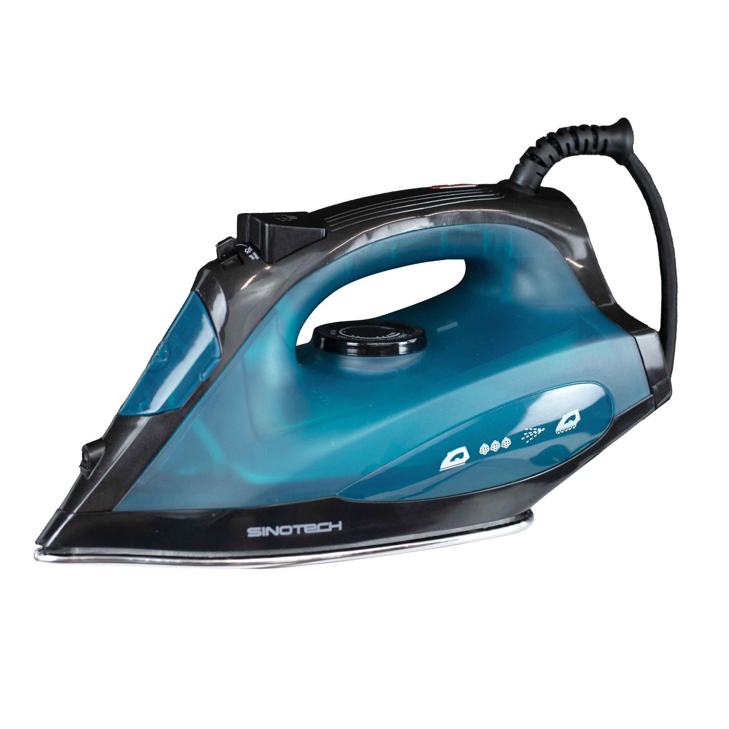 Ferro da stiro con piastra in acciaio