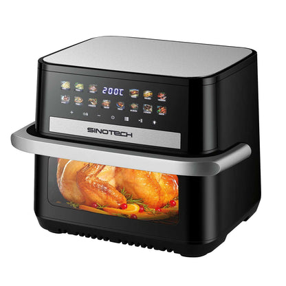 Friggitrice Airfry Digital, Extra Large 10L, Oliera 2in1 in vetro da 470ml Inclusa
