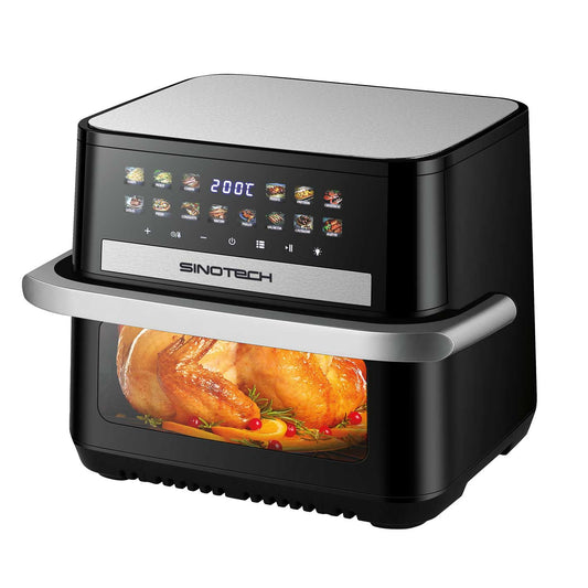 Friggitrice Airfry Digital, Extra Large 10L, Oliera 2in1 in vetro da 470ml Inclusa
